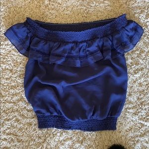 Off the shoulder crop top